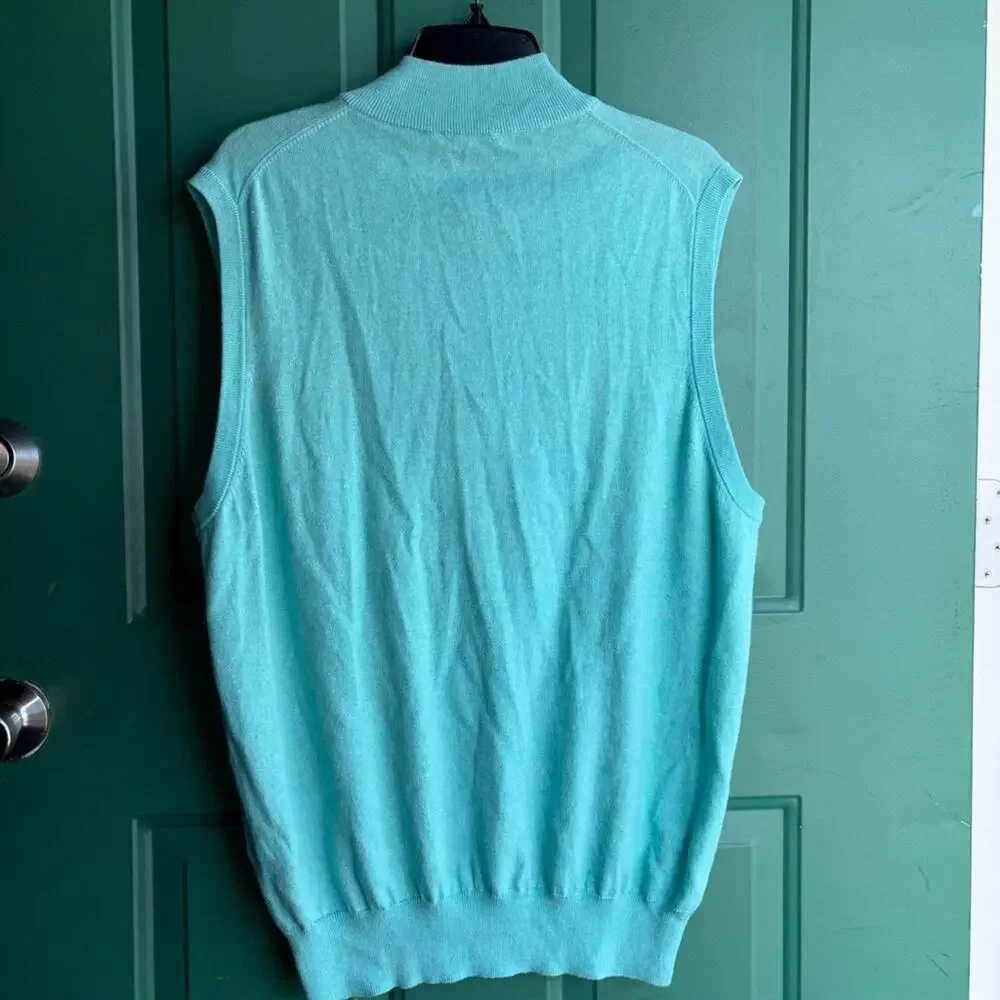 Peter Millar medium quarter zip Sleeveless Sweater vest excellent condition